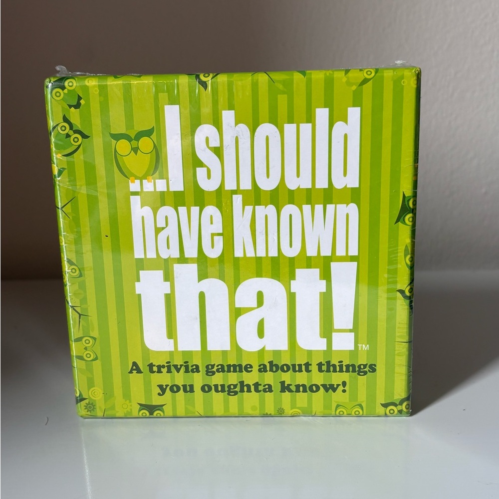 I Should Have Known That Trivia Game